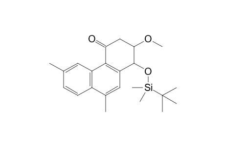 1-(tert-Butyldimethylsilanyloxy)-2-methoxy-6,9-dimethyl-2,3-dihydro-1H-phenanthren-4-one