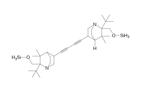 1,4-Bis(2-tert-butyldimethylsiloxymethyl-1-azabicyclo[2.2.2]octan-5-yl)buta-1,3-diyne