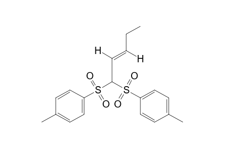 (E)-1,1-bis(p-tolylsulfonyl)-2-pentene