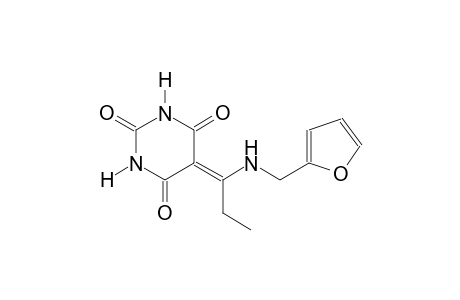 5-{1-[(2-furylmethyl)amino]propylidene}-2,4,6(1H,3H,5H)-pyrimidinetrione