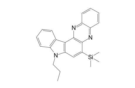 8-Propyl-6-(trimethylsilyl)-8H-indolo[3,2-a]phenazine