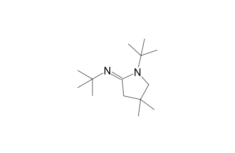 N-[1-(t-Butyl)-4,4-dimethylpyrrolidin-2-ylidene]-N-t-butylamine