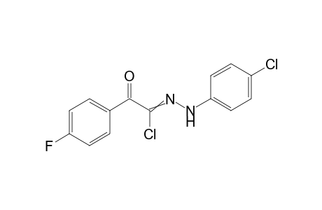Benzeneethanehydrazonoyl chloride, N-(4-chlorophenyl)-4-fluoro-alpha-oxo-