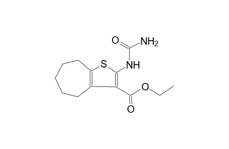 ethyl 2-[(aminocarbonyl)amino]-5,6,7,8-tetrahydro-4H-cyclohepta[b]thiophene-3-carboxylate