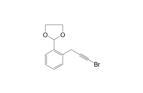 2-[2-(3-bromoprop-2-ynyl)phenyl]-1,3-dioxolane