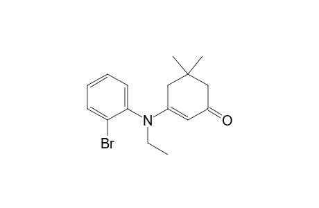 3-(2-Bromo-N-ethylanilino)-5,5-dimethylcyclohex-2-en-1-one