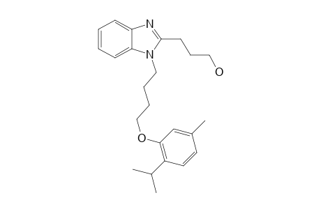 1H-1,3-Benzimidazole-2-propanol, 1-[4-[5-methyl-2-(1-methylethyl)phenoxy]butyl]-