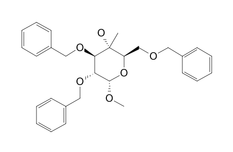 METHYL-2,3,6-TRI-O-BENZYL-4-C-METHYL-ALPHA-D-GLUCOPYRANOSIDE