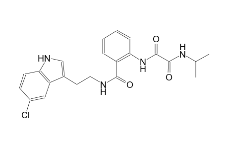ethanediamide, N~1~-[2-[[[2-(5-chloro-1H-indol-3-yl)ethyl]amino]carbonyl]phenyl]-N~2~-(1-methylethyl)-