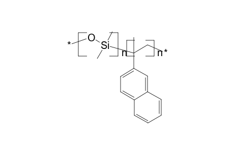 Poly(dimethylsiloxane)-b-poly(2-isopropenylnaphthalene)