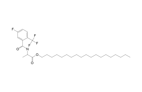 D-Alanine, N-(5-fluoro-2-trifluoromethylbenzoyl)-, nonadecyl ester