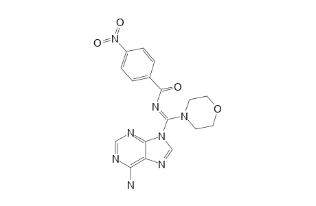 N-[(6-AMINO-9H-PURIN-9-YL)-(MORPHOLIN-1-YL)-METHYLIDEN]-4-NITROBENZAMIDE