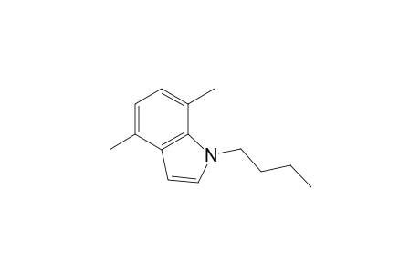 1-Butyl-4,7-dimethyl indole