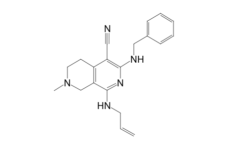 1-Allylamino-3-benzylamino-7-methyl-5,6,7,8-tetrahydro-[2,7]naphthyridine-4-carbonitrile
