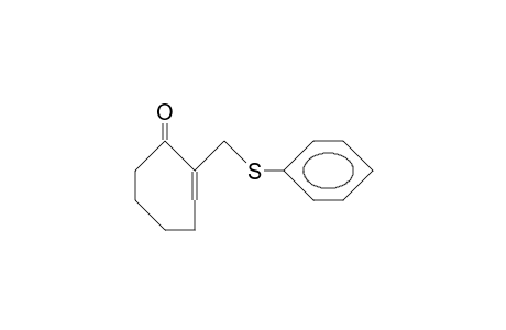2-(Phenylthiomethyl)-cyclohept-2-en-1-one