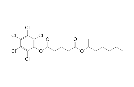 Glutaric acid, hept-2-yl pentachlorophenyl ester