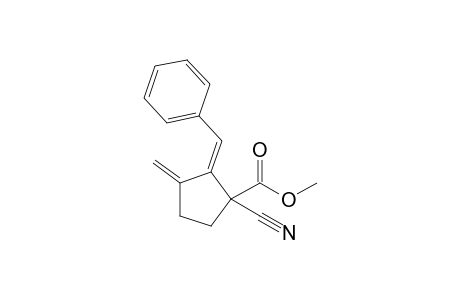 (E)-2-Benzylidene-1-cyano-3-methylenecyclopentanecarboxylic acid methyl ester