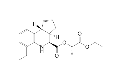 (3aR,4S,9bR)-6-Ethyl-3a,4,5,9b-tetrahydro-3H-cyclopenta[c]quinoline-4-carboxylic acid (1S)-1-ethoxycarbonylethyl ester