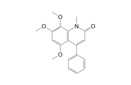 1-Methyl-4-phenyl-5,7,8-trimethoxy-2(1H)-quinolinone