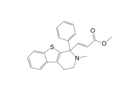 Methyl (2E)-3-(2-methyl-1-phenyl-1,2,3,4-tetrahydro[1]benzothieno[2,3-c]pyridine-1-yl)acrylate