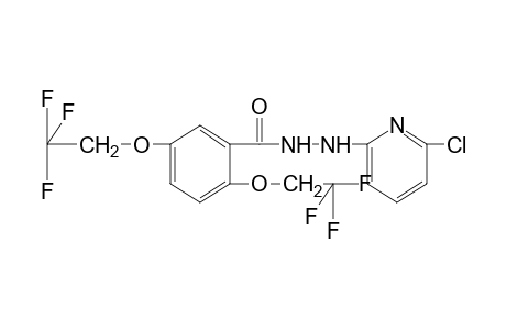 2,5-BIS(2,2,2-TRIFLUOROETHOXY)BENZOIC ACID, 2-(6-CHLORO-2-PYRIDYL)HYDRAZIDE
