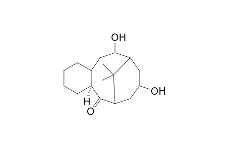 6,10-Methanobenzocyclodecen-5(1H)-one, dodecahydro-8,11-dihydroxy-13,13-dimethyl-, (4a.alpha.,6.beta.,8.alpha.,10.beta.,11.beta.,12a.b eta.)-(.+-.)-