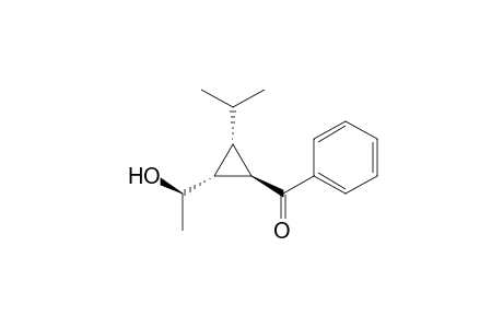 (1R*,2R*,3S*,1'R*) 2-(1-Hydroxyethyl)-3-(1-methylethyl)-cyclopropyl-1-phenyl Ketone