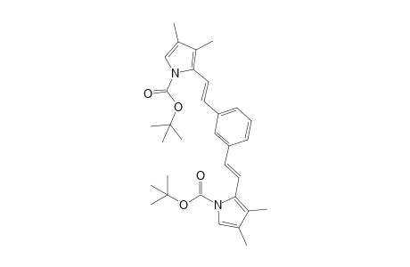 (E,E)-1,3-Bis[2'-(1"-tert-butoxycarbonyl-3",4"-dimethyl[1"H]pyrrol-2"-yl)vinyl]benzene