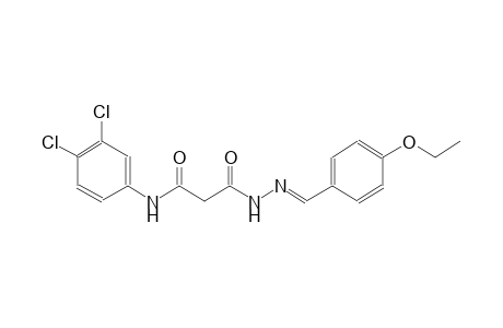 beta-alanine, N-(3,4-dichlorophenyl)-3-oxo-, 2-[(E)-(4-ethoxyphenyl)methylidene]hydrazide
