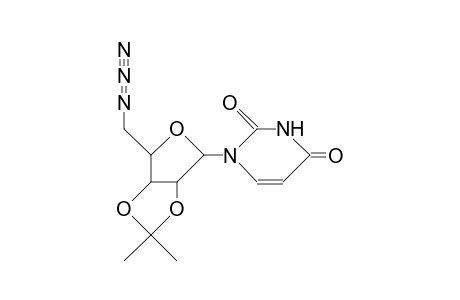 1-(5-Azido-5-deoxy-2,3-O-isopropylidene-B-D-lyxofuranosyl)-uracil