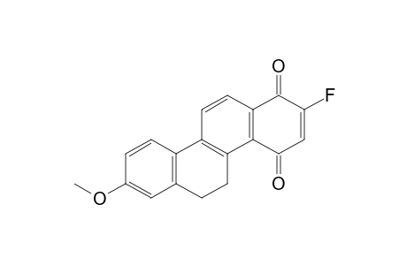2-Fluoro-8-methoxy-5,6-dihydrochrysene-1,4-dione