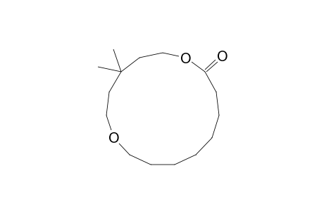 12,12-Dimethyl-9-oxa-14-tetradecanolide