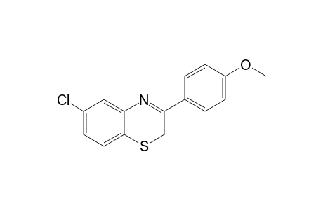 6-Chloro-3-(4'-methoxyphenyl)-2H-1,4-benzothiazine