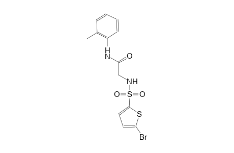 2-{[(5-bromo-2-thienyl)sulfonyl]amino}-N-(2-methylphenyl)acetamide
