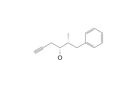 (2R,3R)-2-Methyl-1-phenyl-5-hexyn-3-ol