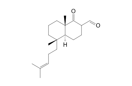 2-Naphthalenecarboxaldehyde, decahydro-5,8a-dimethyl-5-(4-methyl-3-pentenyl)-1-oxo-, [4aS-(4a.alpha.,5.alpha.,8a.beta.)]-