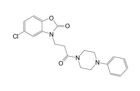 5-chloro-3-[3-oxo-3-(4-phenyl-1-piperazinyl)propyl]-1,3-benzoxazol-2(3H)-one