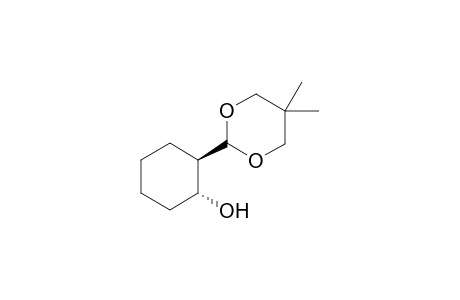 trans-2-(5,5-dimethyl-1,3-dioxan-2-yl)cyclohexanol