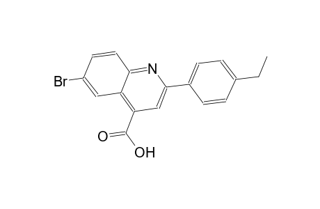 6-bromo-2-(4-ethylphenyl)-4-quinolinecarboxylic acid