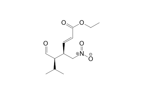 (4R,5R,E)-Ethyl 5-formyl-6-methyl-4-(nitromethyl) hept-2-enoate