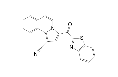 3-(Benzothiazol-2-yl)carbonylpyrrolo[2,1-a]isoquinoline- 1-carbonitrile