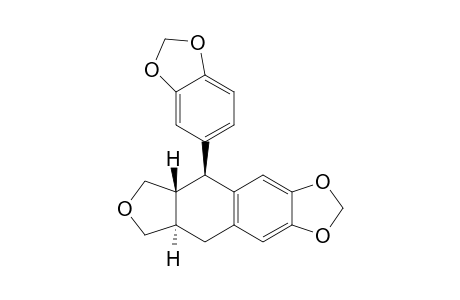 (5S,5aR,8aR)-5-(1,3-benzodioxol-5-yl)-5,5a,6,8,8a,9-hexahydro-[2]benzofuro[5,6-f][1,3]benzodioxole