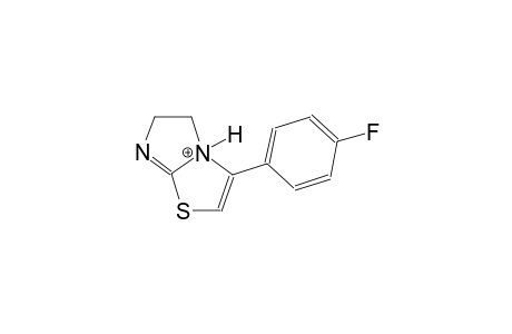 3-(4-fluorophenyl)-5,6-dihydroimidazo[2,1-b][1,3]thiazol-4-ium