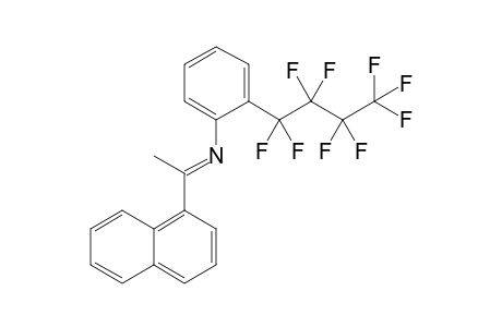 N-[1-(Naphthyl)ethylidene]-2-nonafluorobutylaniline