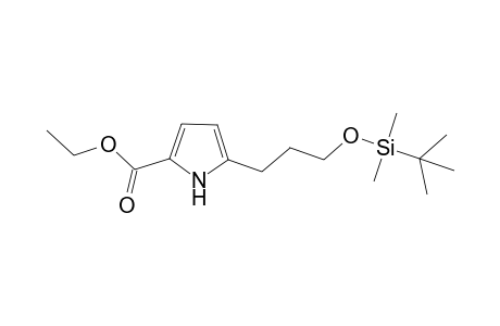 Ethyl 5-(3-(tert-butyldimethylsilyloxy)propyl)-1H-pyrrole-2-carboxylate