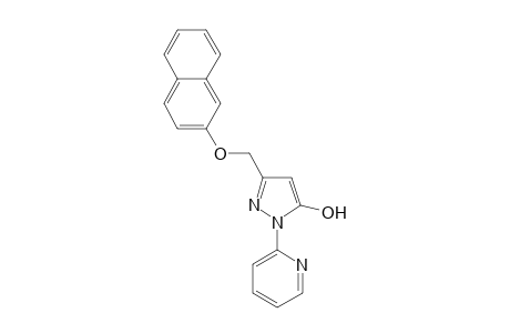 3-((naphthalen-3-yloxy)methyl)-1-(pyridin-2-yl)-1H-pyrazole-5-ol