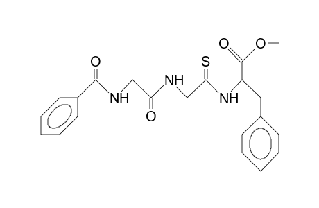 N-(N-Hippuryl-thio-glycyl)-3-phenyl-L-alanyl methyl ester