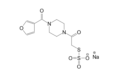 sodium S-{2-[4-(3-furoyl)-1-piperazinyl]-2-oxoethyl} thiosulfate