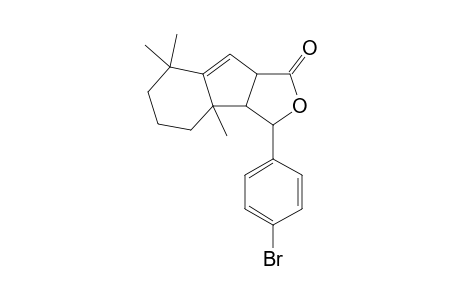3-(4-Bromophenyl)-3b,7,7-trimethyl-3,3a,3b,4,5,6,7,8a-octahydro-1H-indeno[1,2-c]furan-1-one