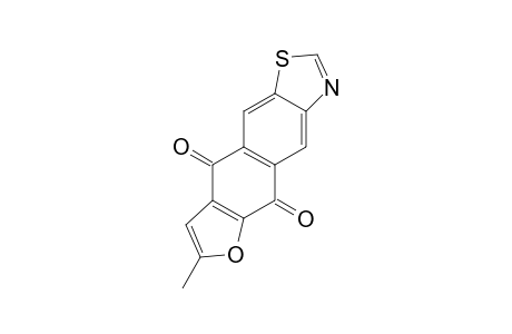 7-METHYL-6-OXA-1-THIA-3-AZADICYCLOPENTA-[B,G]-NAPHTHALENE-5,9-DIONE